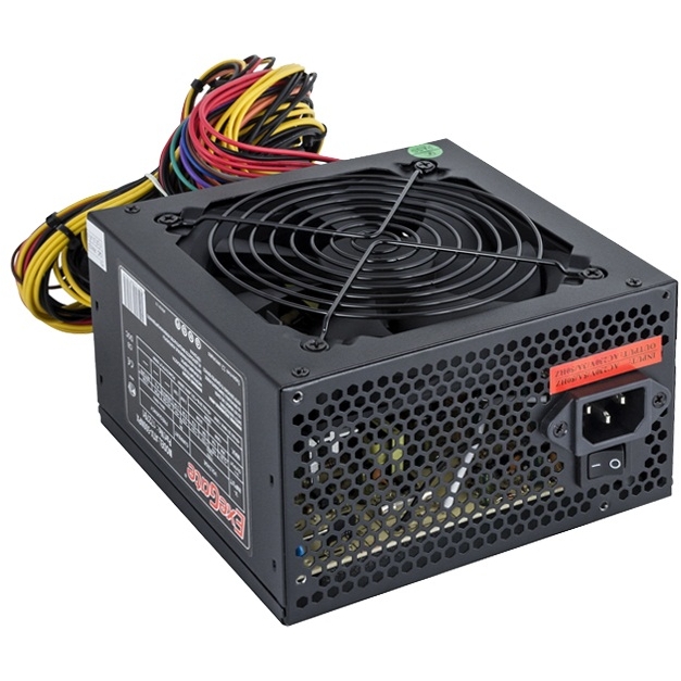 Блок питания 500W ATX-500NPX OEM, black,12cm fan, 24+4pin, 6pin PCI-E, 3*SATA (EX224734RUS) EX224734RUS