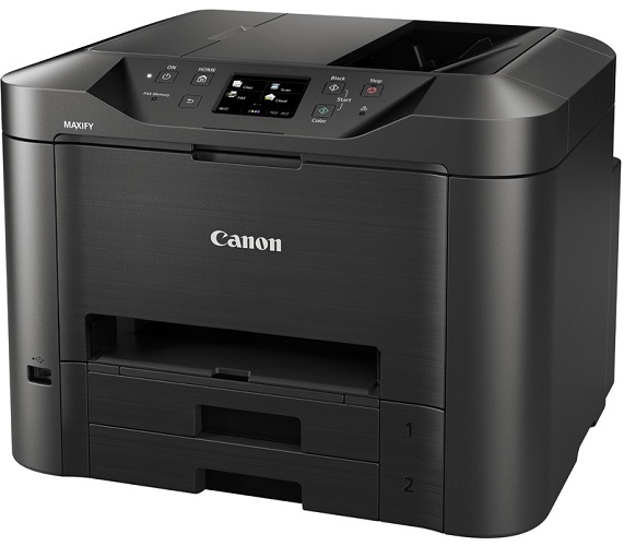 МФУ Canon MAXIFY MB2740 А4, (600х1200), ADF на 50 л., 24 из./мин. ч/б, 15,5 из./мин. цвет, лоток на 500 л., USB/LAN/WiFi, скан. на USB, дуплекс 0958C007 0958C007