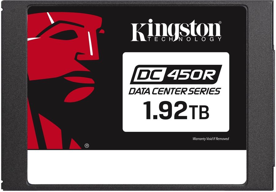 Твердотельный накопитель Kingston 2.5" 1920GB DC450R Enterprise SSD SATA 6Gb/s, 560/530, IOPS 99/28K, MTBF 2M, 3D TLC, 1301TBW, 0.3DWP SEDC450R/1920G SEDC450R/1920G