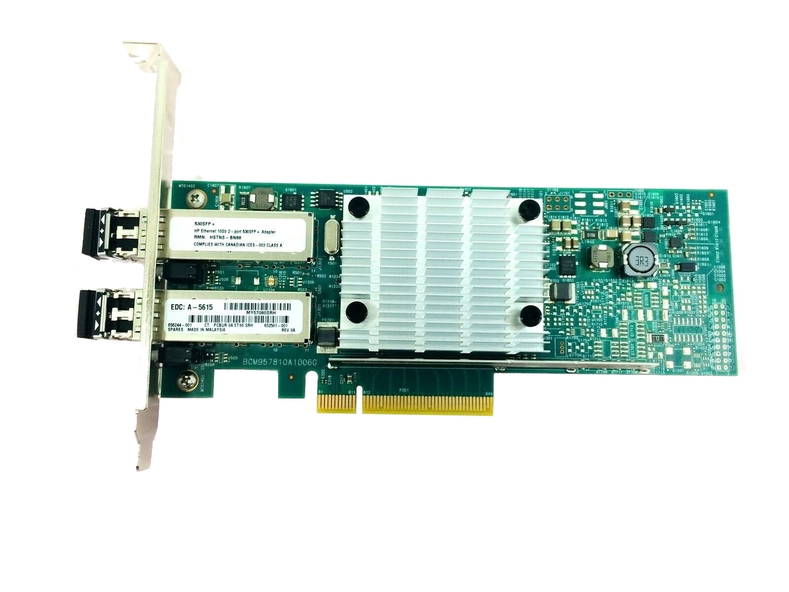 Сетевой адаптер  DELL Broadcom/QLogic 41112 2x10GbE SFP+, PCI-E, w/o Tranceivers, Full Height 540-BBYH 540-BBYH