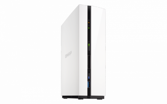 Сетевой накопитель QNAP 1 отсек для HDD. Realtek RTD-1195 1,1 ГГц, 1 ГБ TS-128 TS-128