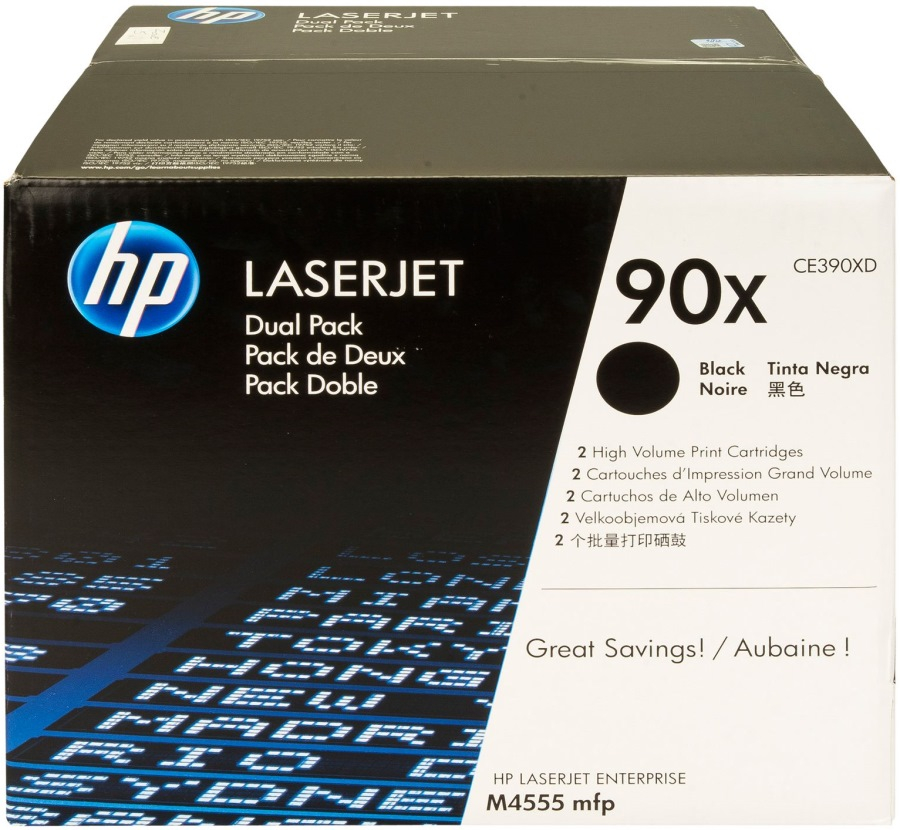 Картридж двойной CE390XD для HP LaserJet M4555MFP CE390XD