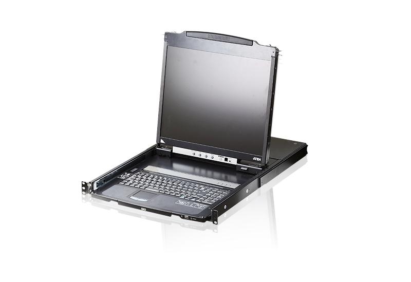 Консоль управления ATEN SVGA+KBD+MOUSE PS/2;USB, с KVM-шнуром USB+PS2 1.8м, LCD/ЖК экран 19", лат./рус.клав CL5800N-ATA-RG CL5800N-ATA-RG