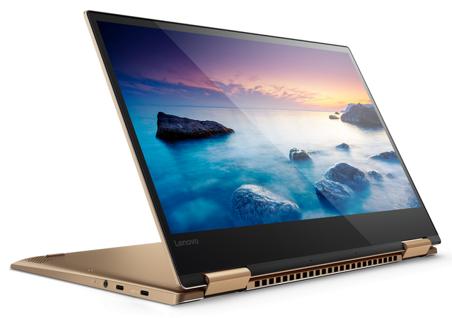 Трансформер Lenovo Yoga 720-13IKBR Core i7 8550U, 8Gb, SSD256Gb, Intel HD Graphics 620, 13.3", IPS, Touch, FHD (1920x1080), Windows 10, cuprum, WiFi, BT, Cam 81C30068RK