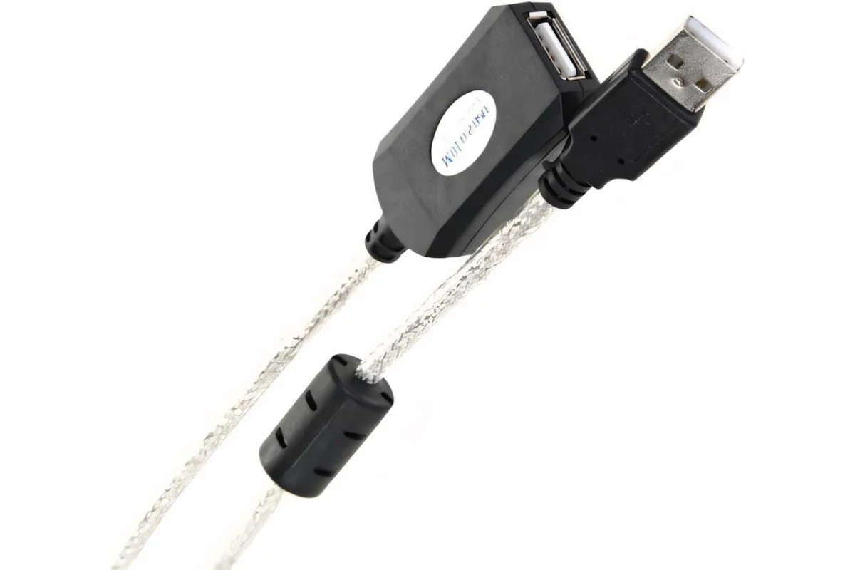 Кабель VCOM VUS7049-10M USB2.0, Am--Af, удлинительный, активный, 10м VUS7049-10M #3