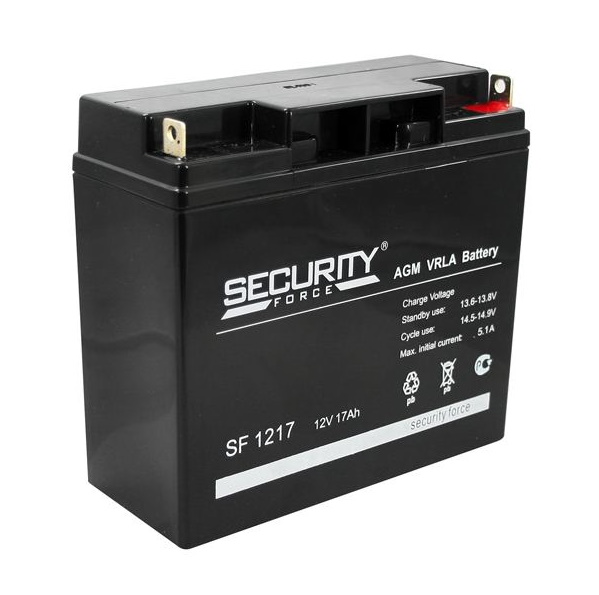 Батарея Delta Security Force, ОПС-серия 12В, 17Ач SF 1217 SF 1217