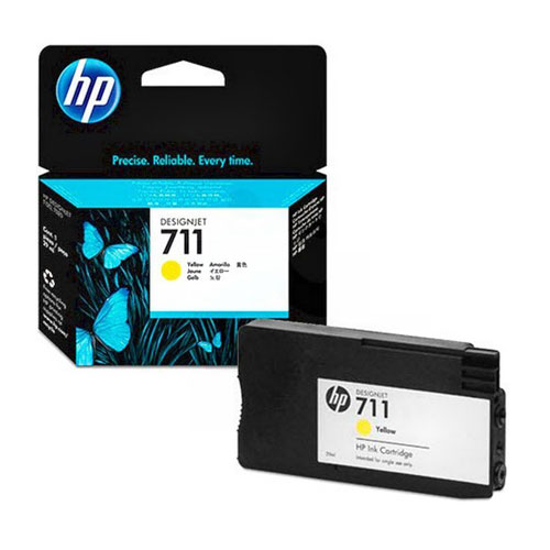 Картридж HP 711 для HP Designjet T120.T520, желтый, 29мл. CZ132A CZ132A