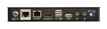 Удлинитель-передатчик ATEN KVM USB, DisplayPort+KBD&MOUSE USB+AUDIO+RS232, 100 метр,, 1xUTP Cat5e/HDBaseT, DP+2MINIJACK+DB9+3xUSB A-тип, Female, ~, DC> 5,3V, (макс,разр,4096x2160/3840x2160 60Hz 4:2:0/30Hz 4:4:4) CE920R-AT-G CE920R-AT-G
