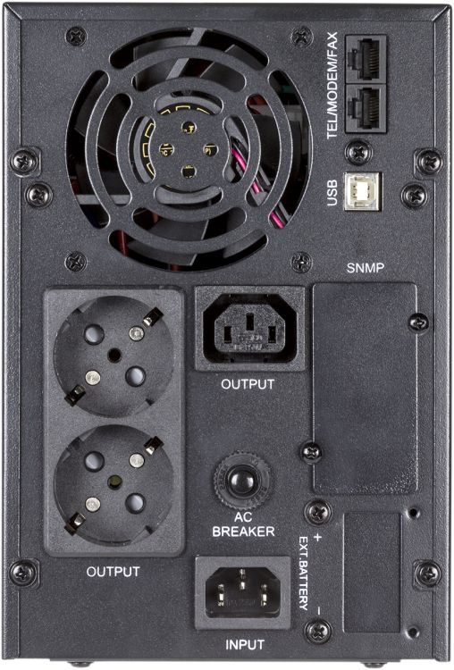 Источник бесперебойного питания Irbis Optimal  1000VA/800W, Line-Interactive, LCD, 2xSchuko outlets, 1xC13 outlet, USB, SNMP Slot, Tower ISN1000ET ISN1000ET