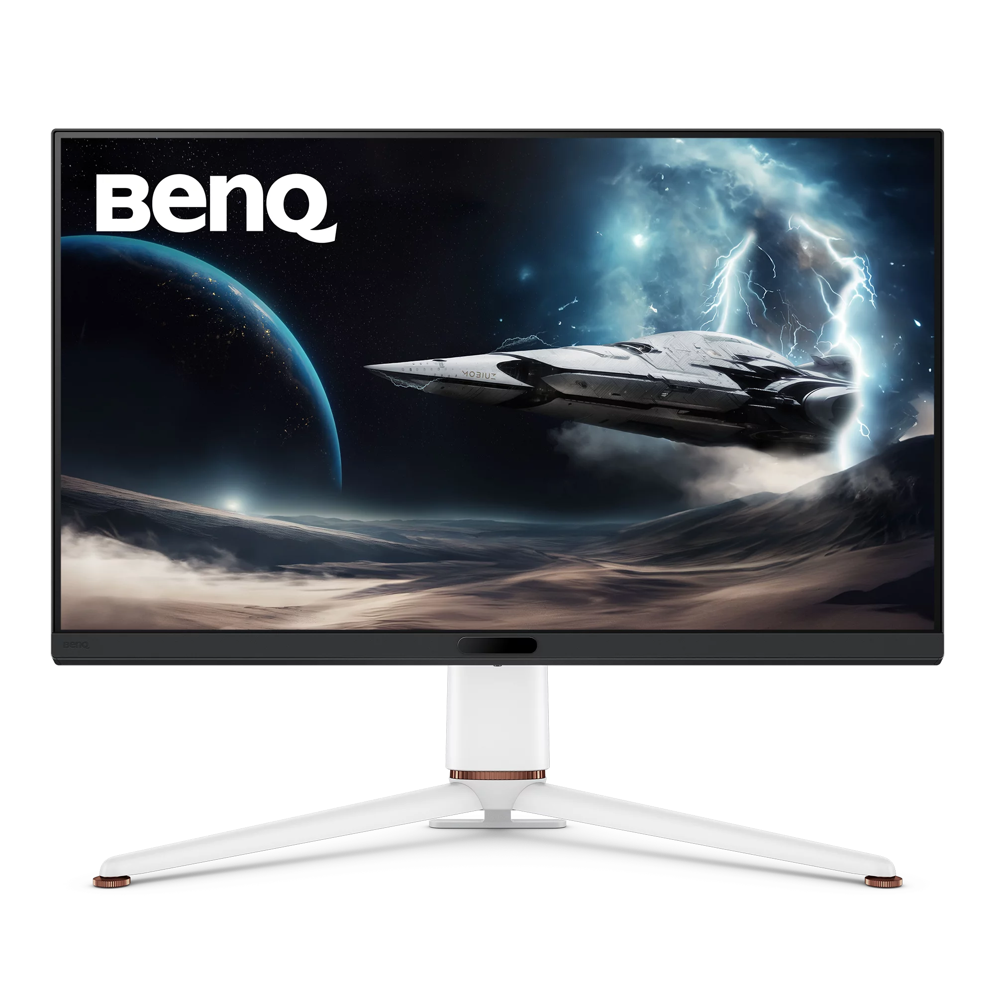 Монитор BENQ  31.5'', 3840x2160, Mini LED, 144Hz, 1000:1, 700cd, 1ms, 3xHDMI, DP, Speakers, 4xUSB, USB C*65W; FreeSync, Height adj 100, 3Y, White  EX321UX EX321UX