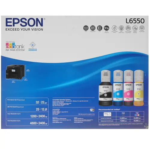 МФУ Epson L6550  цвет. А4 C11CJ30404 C11CJ30404