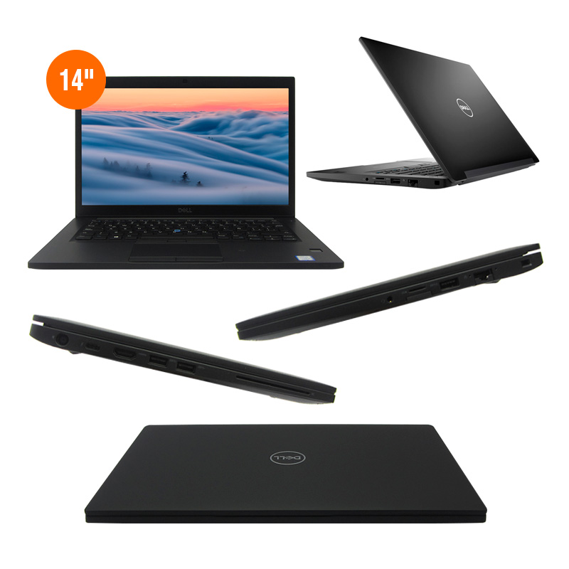Ноутбук Dell Latitude 7490 14,0" FullHD IPS Antiglare i7-8650U (1,9GHz) 16GB (2x8GB) DDR4 512GB SSD Intel UHD 620 W10 Pro 7490-1702 7490-1702