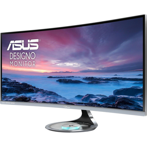 Монитор ASUS 37.5" MX38VC Ultra-wide Curved Monitor, LED IPS, 21:9, 3840x1600, 5 ms(GTG), 300 cd/m2, 1000:1, 178°(H), 178°(V), DP, HDMIx2, USB Type-C 90LM03B0-B01170 90LM03B0-B01170
