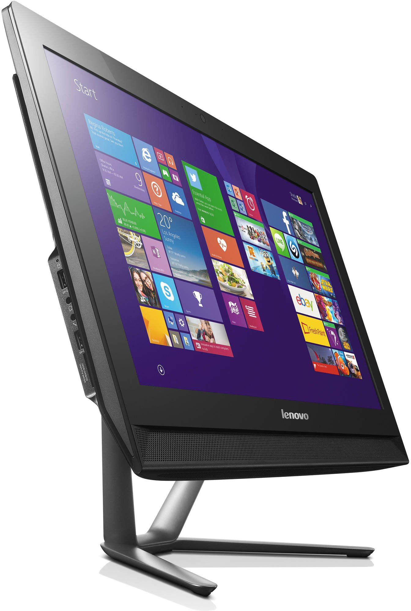 Ноутбук Lenovo C40-30 black 21.5" FHD Pen 3805U/4Gb/1Tb/GF820 2Gb/DVDRW/W8.1/k+m (F0B400GQRK) F0B400GQRK