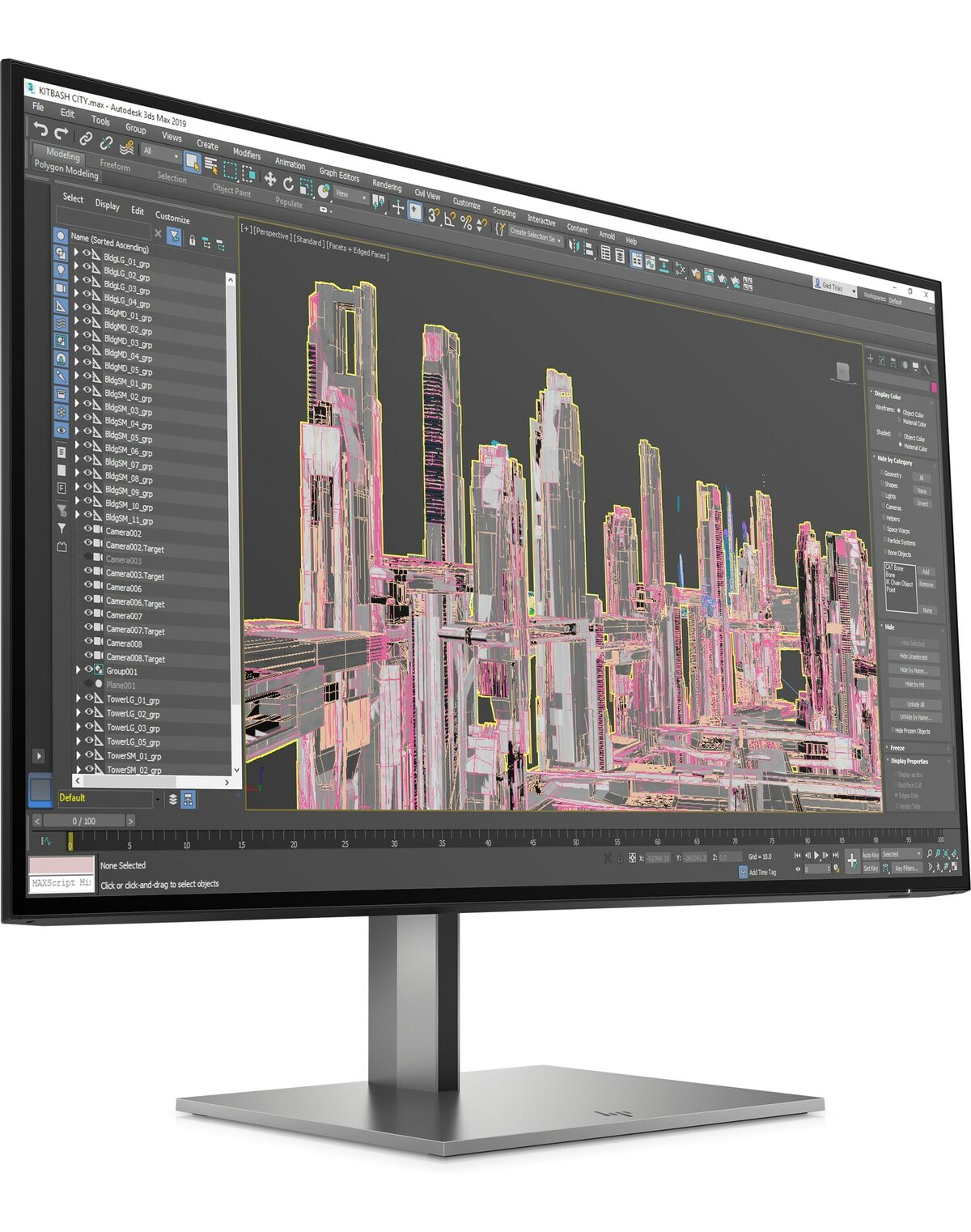 Монитор HP 27" Z27u G3 Monitor 2560х1440, 16:9, IPS, 350 cd/m2, 1000:1, 5ms, 178°/178°, HDMI, USB 3.1, DP, USB Type-C, 60 Hz, tilt, swivel, pivot, 6,2 kg, Silver 1B9X2AA 1B9X2AA