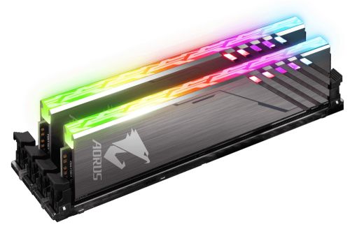 Модуль памяти Gigabyte 16GB DDR4 3200 DIMM Aorus RGB Silver Gaming Memory 2 pack Non-ECC, CL16, 1.35V, Exclusive 2xRGB Infused Demo Module, Kit (2x8GB), RTL  (804886) GP-AR32C16S8K2HU416RD GP-AR32C16S8K2HU416RD