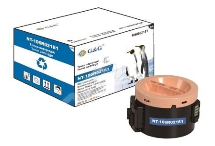 Тонер-картридж G&G для Xerox Phaser 3010/3040 WorkCentre 3045 (1000стр) NT-106R02181 NT-106R02181