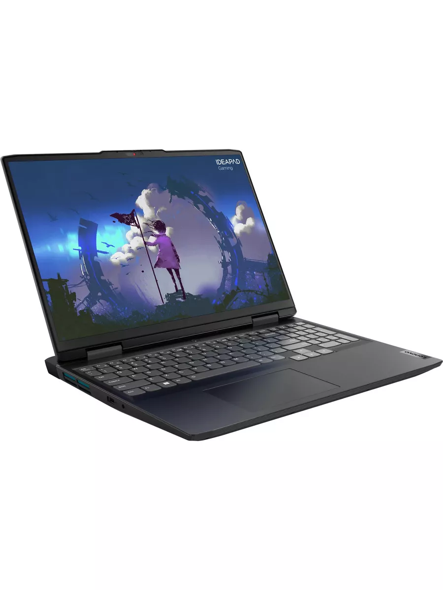 Ноутбук Lenovo IdeaPad Gaming 3 16IAH7 16"(1920x1200 IPS)/Intel Core i7 12650H(2.3Ghz)/16384Mb/1024SSDGb/noDVD/Ext:nVidia GeForce RTX3050Ti(4096Mb)/Cam/BT/WiFi/71WHr/war 1y/2.6kg/onyx grey/Win11Home + 170W, RU kbd 82SA008LRU 82SA008LRU