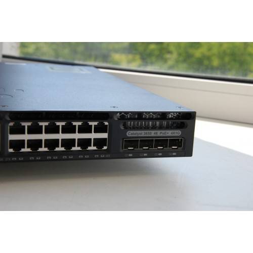 Коммутатор Cisco Catalyst 3650 48 Port PoE 4x1G Uplink LAN Base WS-C3650-48PS-L WS-C3650-48PS-L