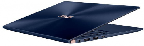 Ноутбук Asus Zenbook UX433FN-A5049T 14"1920x1080 Intel Core i5 8265U(1.6Ghz)/8192Mb/256SSDGb/noDVD/Ext:nVidia GeForce MX150(2048Mb)/Cam/BT/WiFi/bag/war 1y/1.1kg/Royal Blue Metal/W10  90NB0JQ1-M01370 90NB0JQ1-M01370