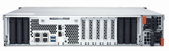 Сетевой RAID-накопитель QNAP 24x2,5" SAS 12 Гб/c, 6x2,5" SATA 6 Гб/c. 19", 2БП, QES/QTS. 4-х ядерный Xeon D-1521 2,4 ГГц, 16 ГБ ECC RAM TES-3085U-D1521-16GR TES-3085U-D1521-16GR