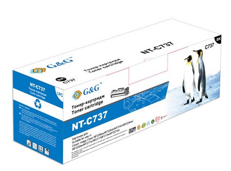 Тонер-картридж G&G для Canon MF211/212/216/217/222/224/226/227/229 (2400 стр) NT-C737 NT-C737