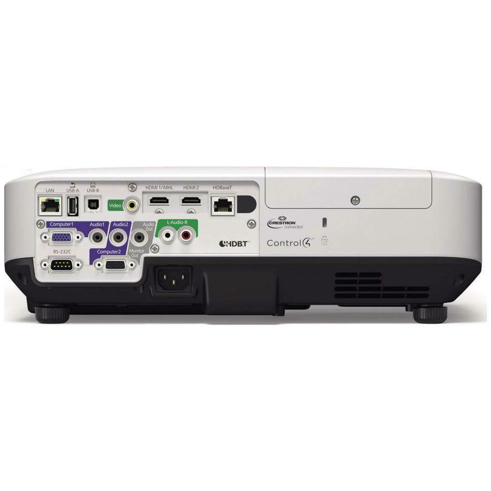 Проектор Epson EB-2250U WUXGA (1920x1200), основной формат - 16:10, 5000 lm, 15 000:1,  RJ45 x1, Wi-fi (опция), 4.6 кг. V11H871040 V11H871040