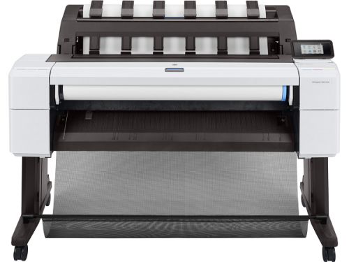 Плоттер HP DesignJet T1600 Printer (36",2400x1200dpi, 3 A1 ppm, 128Gb(virtual), 500Gb Enc. HDD, GigEth, stand, media bin, output tray 100, sheetfeed, rollfeed,autocutter, 6 cartr.,warr 2y, repl. L2Y21A) 3EK10A 3EK10A