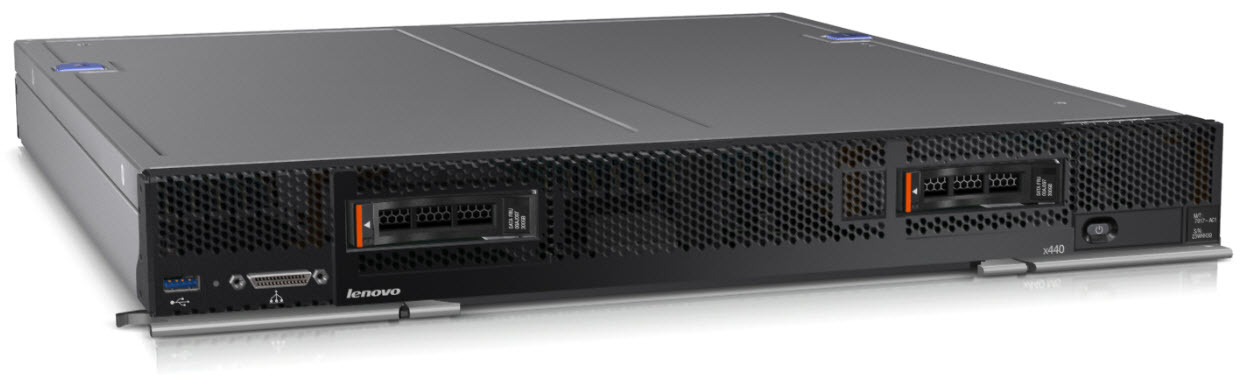 Blade-сервер Lenovo Flex System x440 Xeon 8C Processor Model E5-4610 v2 95W 2.3GHz/1600MHz/16MB, 1x16GB, O/Bay 2.5in SAS 7167H2G 7167H2G