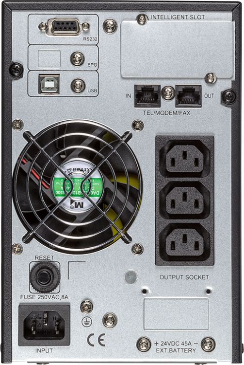 Источник бесперебойного питания Irbis Online  1000VA/900W, LCD,  3xC13 outlets, USB, RS232, SNMP Slot, Tower ISL1000ETI ISL1000ETI