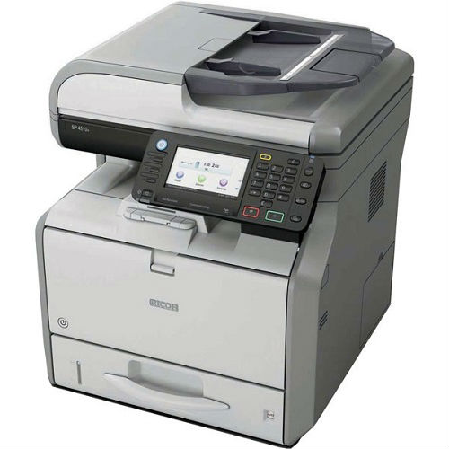 МФУ Ricoh SP 4510SF светодиодный, A4, 40 стр/мин, 1200x1200 dpi, 1024 Мб, дуплекс, реверсивный ADF, подача: 600 лист., вывод: 250 лист., Post Script, Ethernet, USB, картридер, цветной ЖК-дисплей. (Старт.к-ж 6000 отп.), 906434/407304 4510SF