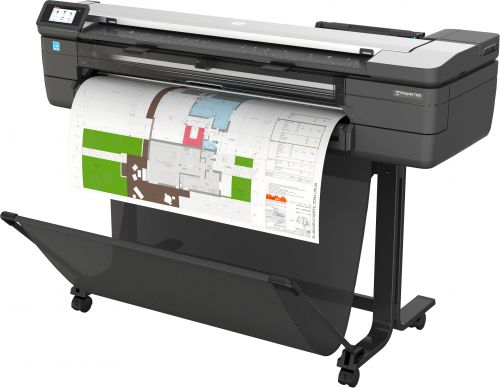 Плоттер HP DesignJetT830 MFP p/s/c, 36",4color,2400x1200dpi,1Gb,25spp(A1drawingmode),USB/GigEth/Wi-Fi,stand,media bin,rollfeed,sheetfeed,tray50 (A3/A4),autocutter,Scanner:600dpi,36x109",2ywarr F9A30D#B19 F9A30D