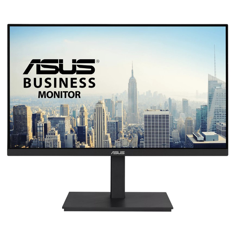 Монитор ASUS 27"  16:9, IPS, 5ms, 300cd/m², 1000:1, 1920x1080 (Full HD), 75Hz, 1x HDMI, 1x DP, USB-hub, RJ-45, HAS, pivot, speakers, цвет Чёрный VA27ECPSN VA27ECPSN