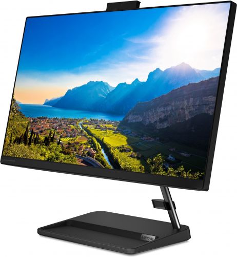 Моноблок Lenovo IdeaCentre 3 27ITL6 27" Full HD i5 1135G7 (2.4) 8Gb SSD512Gb Iris Xe DVDRW Windows 11 GbitEth WiFi BT 90W клавиатура мышь Cam черный 1920x1080 F0FW00D1RK F0FW00D1RK