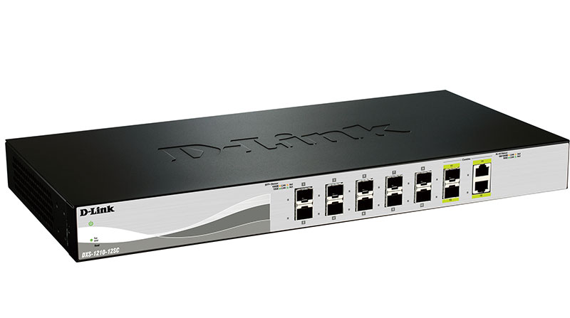БУ DXS-1210-12SC  Коммутатор 10-port 10G SFP+ and 2-port 10GBASE-T/SFP БУ DXS-1210-12SC