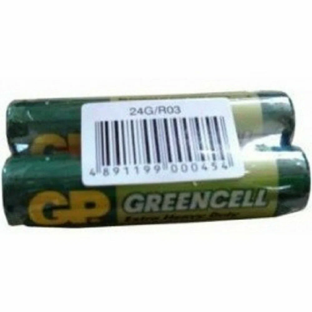 Батарея GP /24G-R03 40/200/1000 2 шт AAA (2шт. в уп-ке) 24G/R03 GP 24G-OS2 GP 24G-OS2