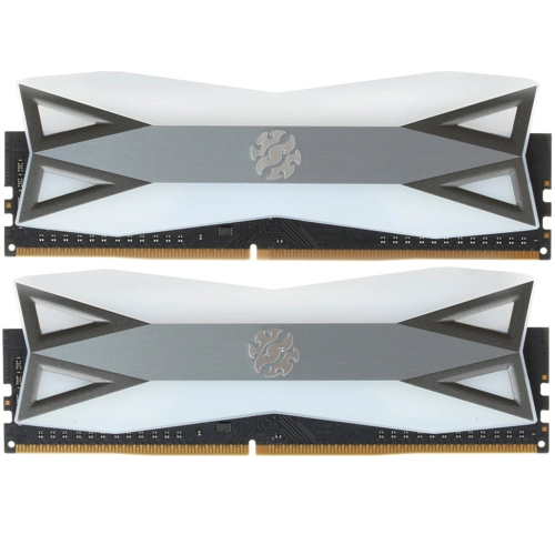 Модуль памяти ADATA 16GB DDR4 3200 DIMM XPG SPECTRIX D60G RGB Grey Gaming Memory Non-ECC, CL16, 1.35V, 1024x8, Kit (2x8GB), RTL (774824) AX4U320038G16A-DT60 AX4U320038G16A-DT60