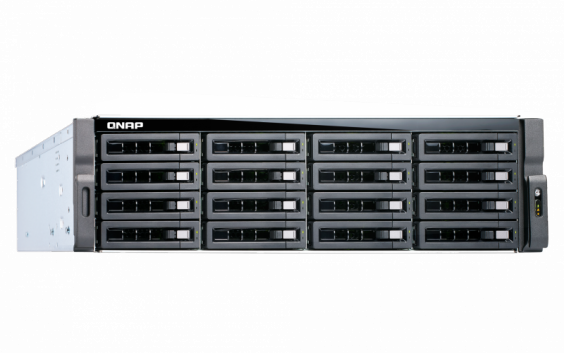 Сетевой RAID-накопитель QNAP 16xHDD, 2x10 GbE SFP+, 2xM.2 SSD, 19", 1 блок питания. AMD RX-421ND 2,1 ГГц (до 3,4 ГГц ), 8 ГБ TS-1673U-8G TS-1673U-8G
