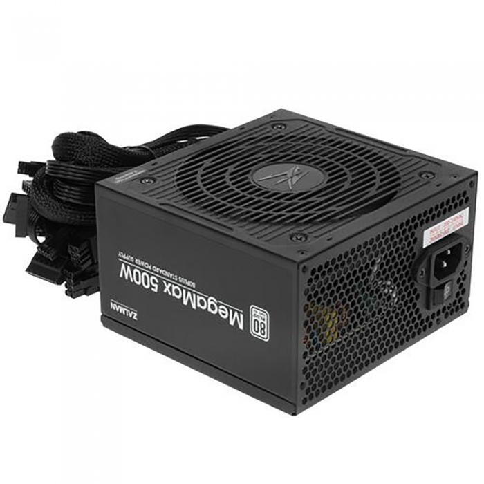 Блок питания ATX 500W, ATX12V v2.31, APFC, 12cm Fan, 80+ ZM500-TXII ZM500-TXII