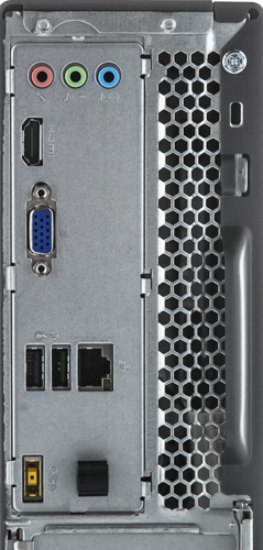 Персональный компьютер Lenovo IdeaCentre 310S-08ASR SFF A6 9225 (2.6)/4Gb/1Tb 7.2k/R4/Windows 10/GbitEth/65W/черный/серебристый 90G9006HRS 90G9006HRS