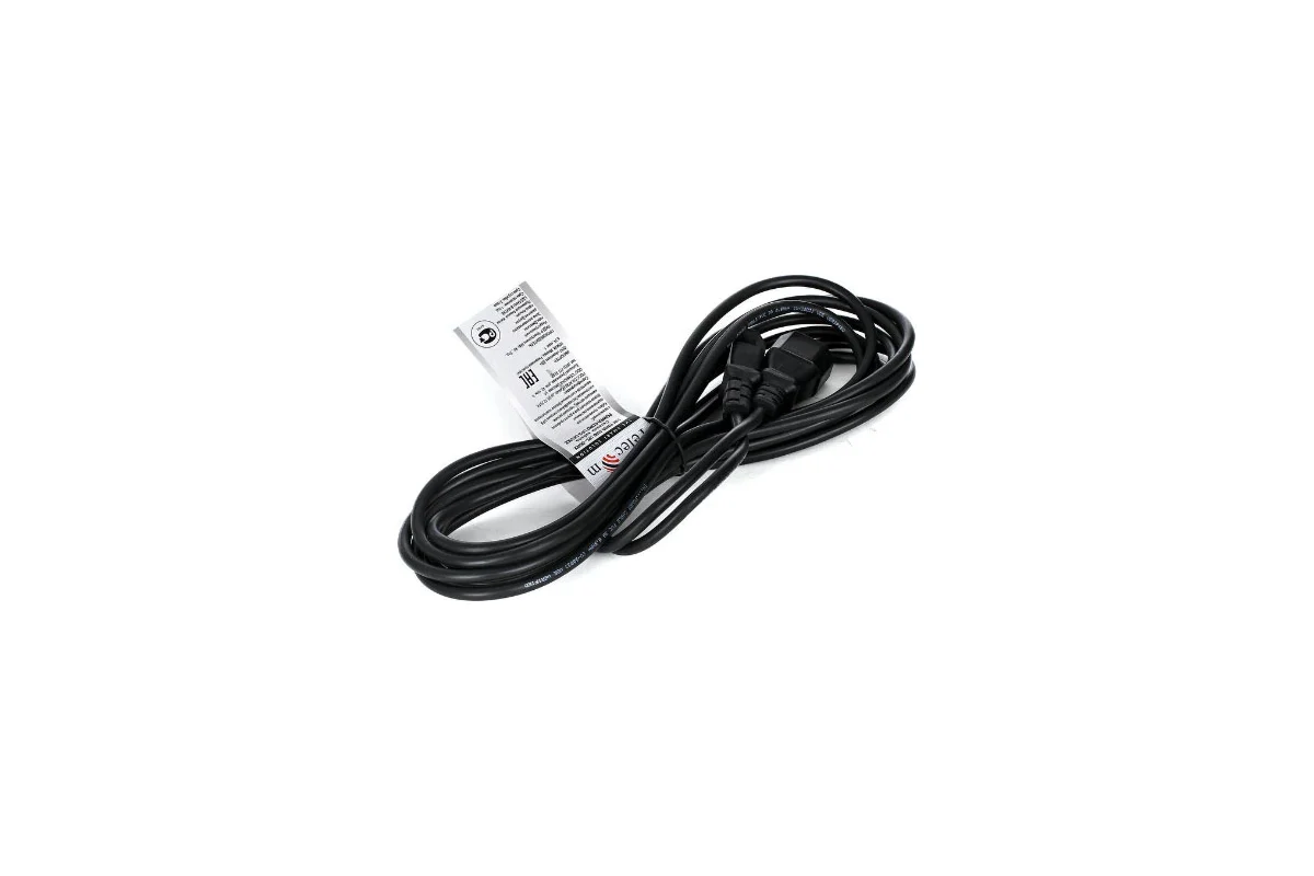 Кабель питания VCOM монитор - компьютер (UPS -> устройство) 220V {IEC-320-C13/C14}  5,0м TP020-5.0-BK TP020-5.0-BK