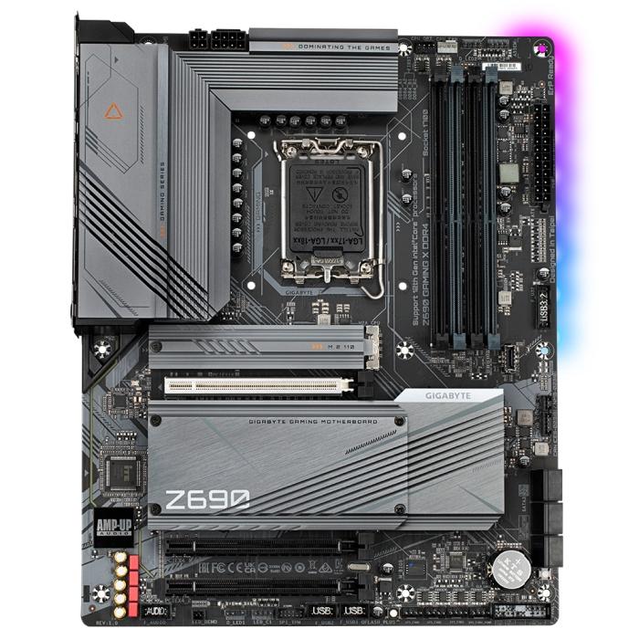 Материнская плата Gigabyte Z690 GAMING X DDR4 LGA1700 Intel Z690 4xDDR4 ATX AC`97 8ch(7.1) 2.5Gg RAID HDMI DP Z690 GAMING X DDR4 Z690 GAMING X DDR4
