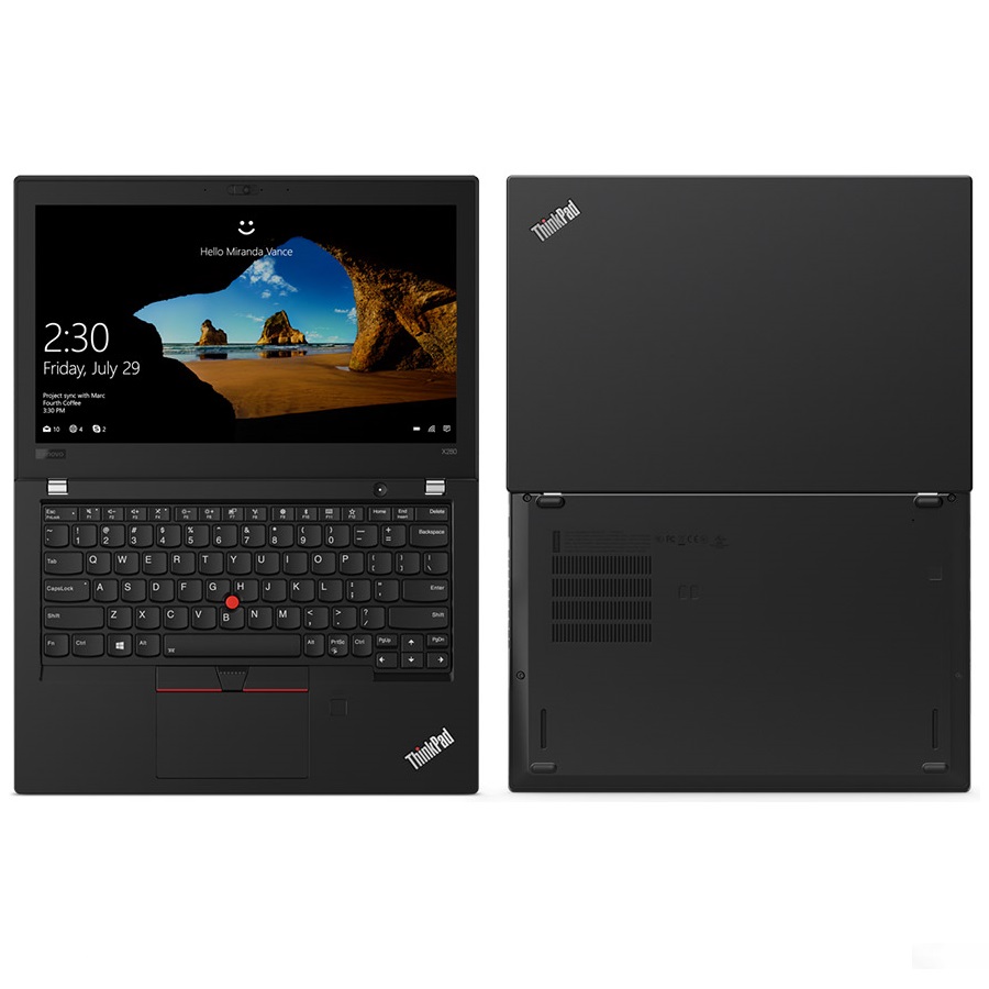 Ноутбук Lenovo ThinkPad X280 12.5" (1920x1080) IPS, i7-8550U(1.8GHz), 16GB, 512GB SSD, Intel HD, LTE, WiFi, BT, WebCam, FPR + SCR, 6cell, Win 10 Pro 64  20KF001GRT 20KF001GRT