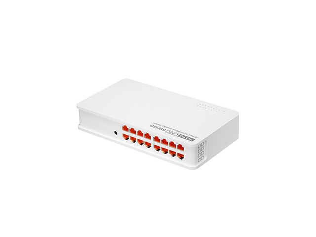 Коммутатор TOTOLINK 10/100Mbps Fast Ethernet, предназначенный для дома или SMB (малый и средний бизнес). Все 16 портов поддерживают автоопределение MDI/MDIX. Корпус оснащен техническими отверстиями для крепления на стене. SW16D SW16D