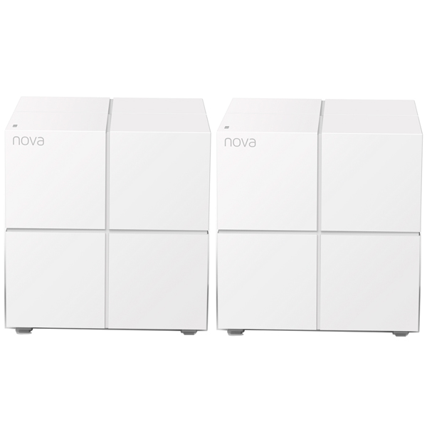 Двухдиапазонная система Tenda Wi-Fi Mesh Nova 1200Мбит/с 2.4 и 5ГГц (2-PACK) MW6-2 MW6-2