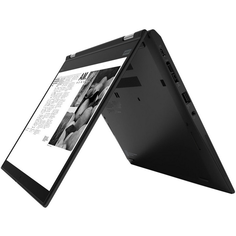 Ноутбук Lenovo X13 Yoga G1 T 13.3 FHD_AR_400N_MT_LP /CORE_I7-10510U_1.8G_4C_MB /16GB(8X16GX16)_DDR4_3200 /512GB_SSD_M.2_2280_NVME_TLC_OP / /INTEGRATED_GRAPHICS /NO_WIRELESS_WAN /FINGERPRINT_READER /IR&HD_CAMERA_W/MIC / /SMART_CARD_READER /3CELL_50WH_ 20SX001DRT
