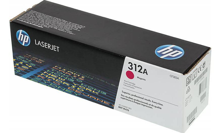 Картридж HP CF383 Toner Cartridge №312A Magenta для HP LJ M476nw CF383A