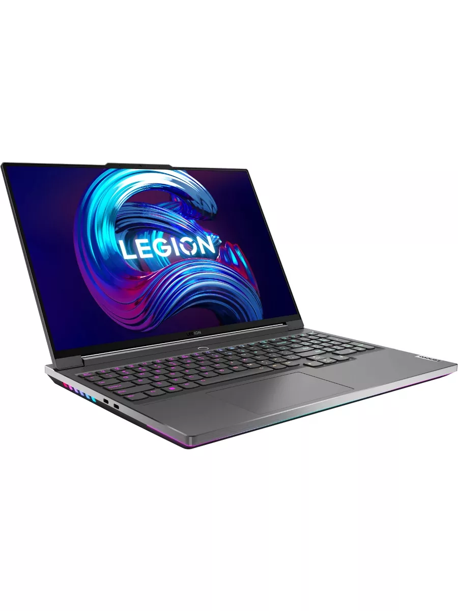 Ноутбук Lenovo Legion 7 16IAX7 16"(2560x1600 IPS)/Intel Core i7 12800HX(2Ghz)/16384Mb/512SSDGb/noDVD/Ext:nVidia GeForce RTX3070Ti(8192Mb)/Cam/BT/WiFi/99WHr/war 1y/2.53kg/storm grey/noOS + 300W, RU kbd 82TD0009RK 82TD0009RK