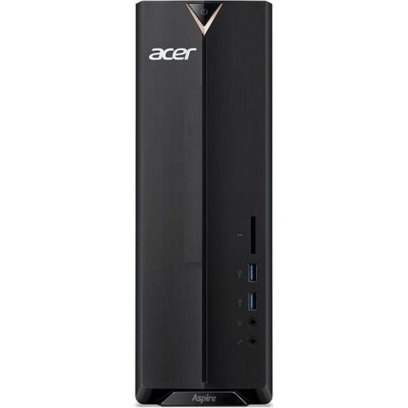 Персональный компьютер Acer Aspire XC-830 Cel J4025D (2)/4Gb/SSD128Gb/UHDG 600/CR/Windows 10 Home/GbitEth/65W/черный DT.BE8ER.001 DT.BE8ER.001