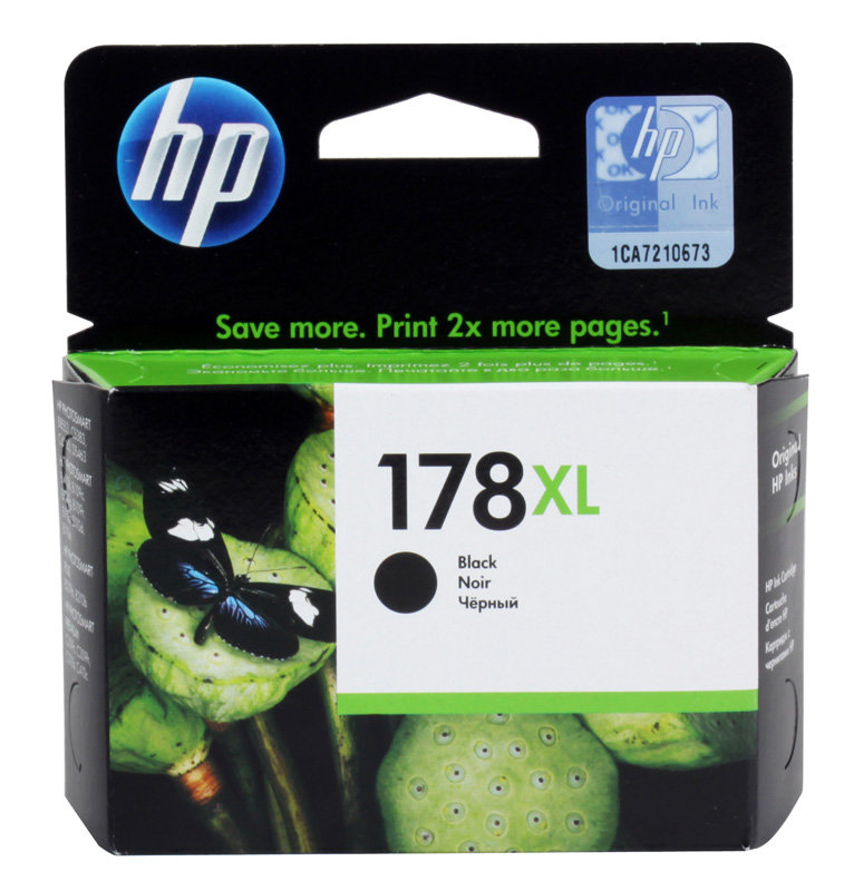 Картридж HP №178XL для Photosmart C5383/C6383/D5463, черный (CB322HE) CB322HE #1